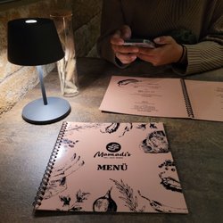 Mamadi‘s Grill - Our table. Next to the window & street. Small breeze at night