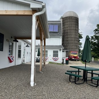 Mountain Dairy Creamery - Front exterior where there's a pick-up window and entrance to the parlor. - Ice Cream & Frozen Yogurt Near Me - Mansfield, Connecticut Mountain Dairy Creamery - Front exterior where there's a pick-up window and entrance to the parlor. - Ice Cream & Frozen Yogurt Near Me - Mansfield, Connecticut