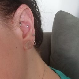Conch piercing by Linda Conch piercing by Linda
