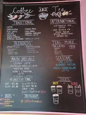 Menu photo 3 CoffeeTrend Houston, TX