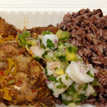 gastro market - Jerk Chicken, Shrimp Pineapple Ceviche, and Rice n Peas - Grocery Near Me - New York, New York