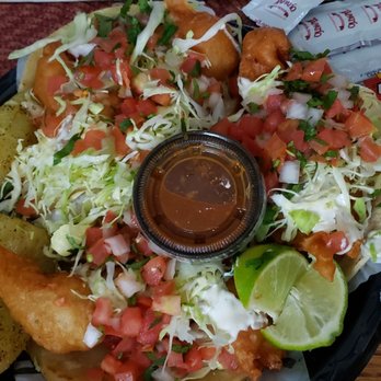 Taco Nazo - 2 shrimp tacos to go - Tacos Near Me - La Puente, California