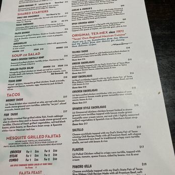 Mariano’s Hacienda Ranch - Menu - Mexican Near Me - Arlington, Texas