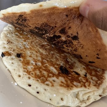 Eggs Up Grill - Strawberry Cheesecake Pancakes, nothing on 2nd pancake - Breakfast & Brunch Near Me - Riverview, Florida Eggs Up Grill - Strawberry Cheesecake Pancakes, nothing on 2nd pancake - Breakfast & Brunch Near Me - Riverview, Florida