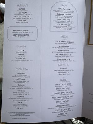 Menu photo 6 Motek Brickell Miami, FL