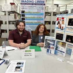 Echo Tech Imaging - Garrett and Mary at the City of Simi Valley's Youth Employment Service (YES) Job and Career Expo on Saturday, April 22, 2023