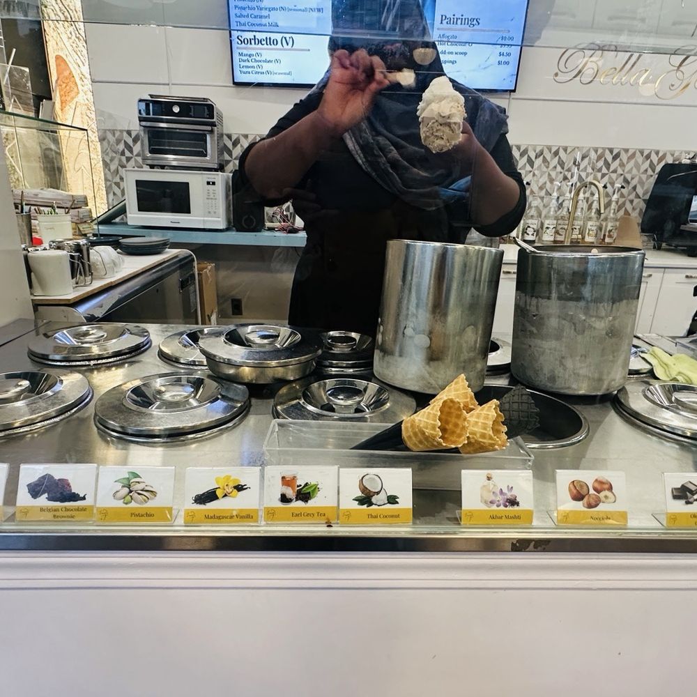 Bella Gelateria - Yuzu and Hazelnut flavors - Ice Cream & Frozen Yogurt Near Me - Vancouver, British Columbia