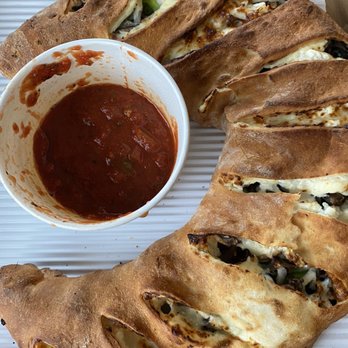 Gino's Pizza - Vegetarian calzone $20.35 - Pizza Near Me - Pismo Beach, California