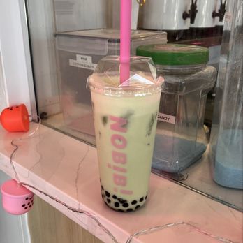 Nobibi - Uji matcha with boba - Ice Cream & Frozen Yogurt Near Me - Buena Park, California