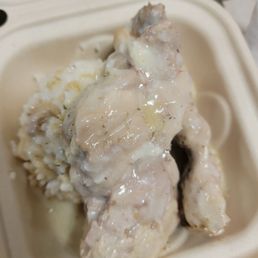 Chicken spatollini with hapa rice Chicken spatollini with hapa rice