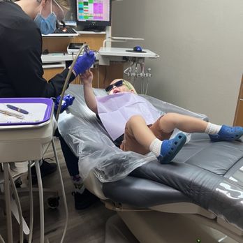 Design Dentistry - 2yo having a blast at his cleaning. - General Dentistry Near Me - Camas, Washington Design Dentistry - 2yo having a blast at his cleaning. - General Dentistry Near Me - Camas, Washington
