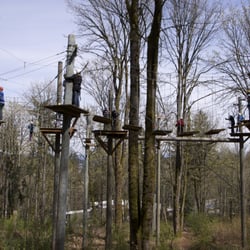 The Bellevue Challenge Course - The Bellevue Course in winter.  Come see it in the summer.