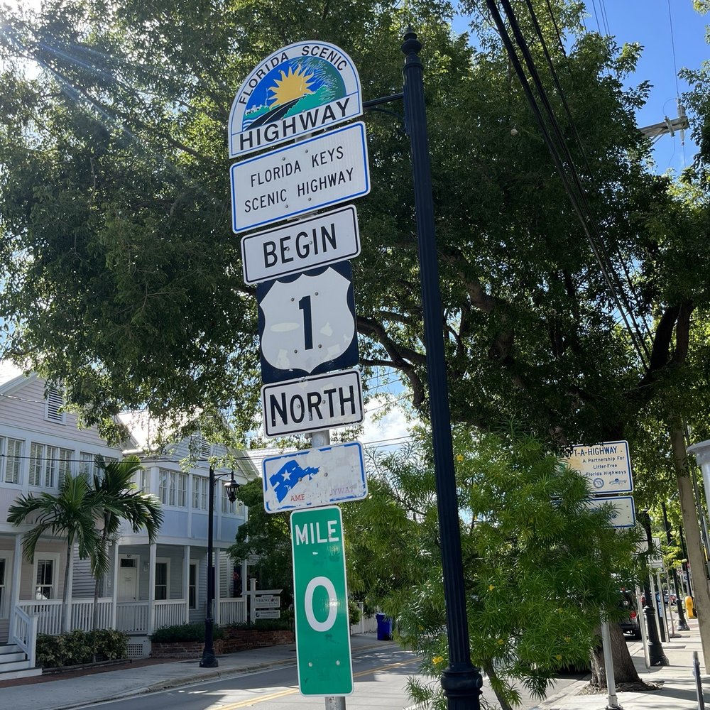 US 1 Mile Marker 0 - Landmarks & Historical Buildings Near Me - Key West, Florida