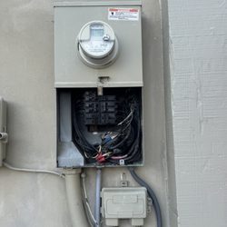 Zacks Plus Electric - Outdated burnt electrical panel
