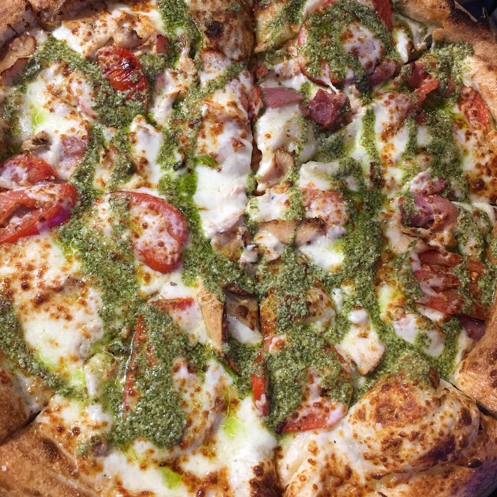 City Slice - White Chicken Pesto - Chicken Wings Near Me - Baton Rouge, Louisiana City Slice - White Chicken Pesto - Chicken Wings Near Me - Baton Rouge, Louisiana