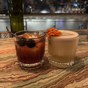 Leña Brava - Mole manhattan and rosemary yuzu sour - Seafood Near Me - Chicago, Illinois