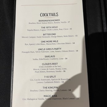 Spare Birdie - We had the 19th hole and the Sakkara. Both were so good and the pear in the 19th Hole? Best taste I have had in a long time! - Cocktail Bars Near Me - Cedar Park, Texas Spare Birdie - We had the 19th hole and the Sakkara. Both were so good and the pear in the 19th Hole? Best taste I have had in a long time! - Cocktail Bars Near Me - Cedar Park, Texas