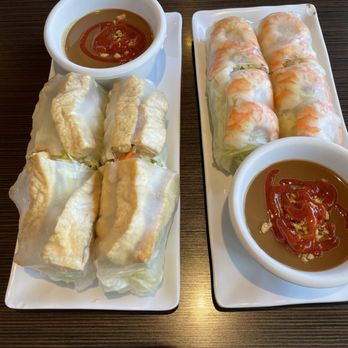 Blue Lotus Vietnamese Cuisine - Left: Tofu, Right: Shrimp - Vietnamese Near Me - Carson, California Blue Lotus Vietnamese Cuisine - Left: Tofu, Right: Shrimp - Vietnamese Near Me - Carson, California