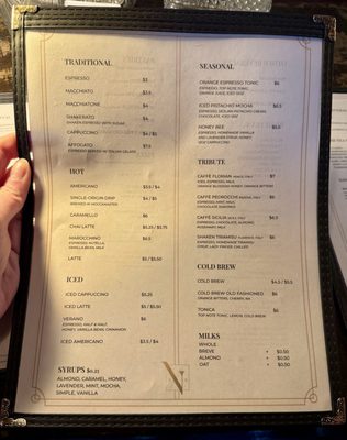 Menu photo 4 Vendetta Coffee Bar - Walkers Point Milwaukee, WI Menu photo 4 Vendetta Coffee Bar - Walkers Point Milwaukee, WI