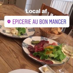 L'Epicerie Au Bon Manger - Champagne. Cheese/charcuterie and local veggies from he market