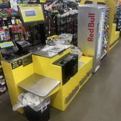 Dollar General - Self Check out, down due to no receipt paper.