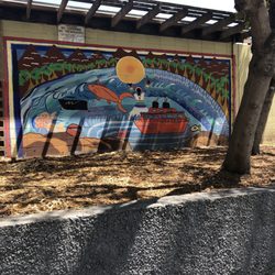 Various Murals - Cosmic overview of the pool