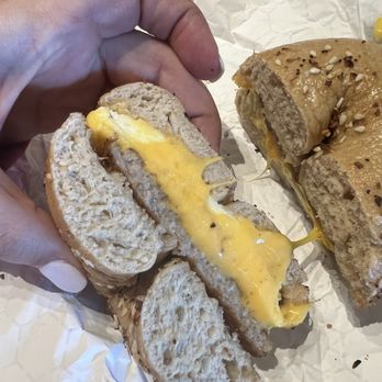 Brooklyn Bagel - Sausage, double egg, and cheese - Bagels Near Me - The Colony, Texas