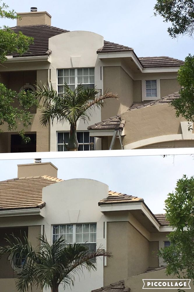 Slide of Miami Roof Cleaning Services