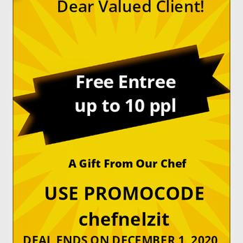 ChefNel Premier Chef Services - Take advantage of our current promotion! - Personal Chefs Near Me
