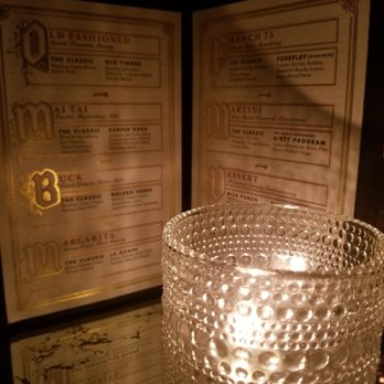 Noble Experiment - The menu for tonight - Cocktail Bars Near Me - San Diego, California