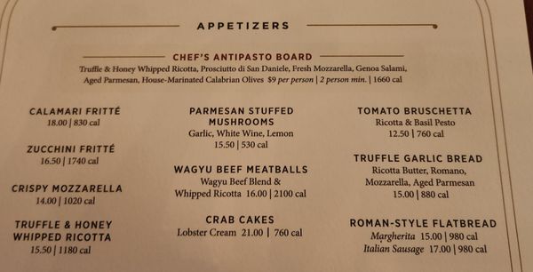 Menu photo 1 Maggiano's Little Italy Boca Raton, FL Menu photo 1 Maggiano's Little Italy Boca Raton, FL