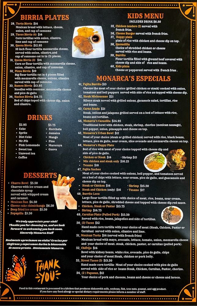 Monarca Mexican Restaurant