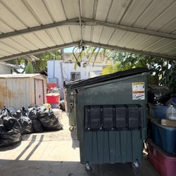 Bins n Bins Dumpster Rental Service - 3 yard dumpster for garage clean-out