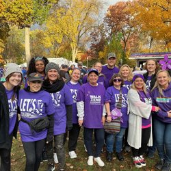 Visiting Angels Senior Home Care Sterling Heights - The Alzheimer's Association Walk 2023 and our Visiting Angels team.