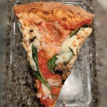 Papa Johns Pizza - Yum! The last remaining piece from my spinach, mushroom, and onion veggie pizza. - Pizza Near Me - Dale City, Virginia Papa Johns Pizza - Yum! The last remaining piece from my spinach, mushroom, and onion veggie pizza. - Pizza Near Me - Dale City, Virginia
