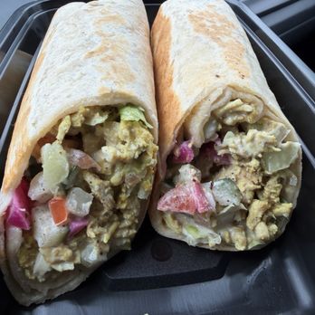 Falafelville - Arabic Chicken Shawarma Wrap - Food Trucks Near Me - Auburn, Washington