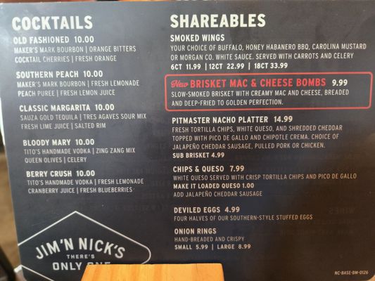 Menu photo 2 Jim 'N Nick's Bar-B-Q Charlotte, NC Menu photo 2 Jim 'N Nick's Bar-B-Q Charlotte, NC