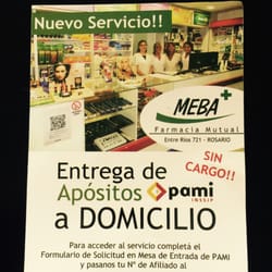 MEBA Farmacia y Perfumeria - Servicios exclusivos para PAMI