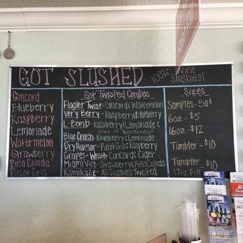 Flagler Beachfront Winery - This place is known for slushee wines. Fantastic tasting. Good and cold. - Wineries Near Me - Flagler Beach, Florida