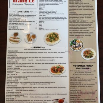 Trang Le - Menu - Vietnamese Near Me - Broken Arrow, Oklahoma Trang Le - Menu - Vietnamese Near Me - Broken Arrow, Oklahoma