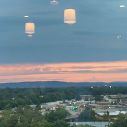 Rooftop bar sunset view