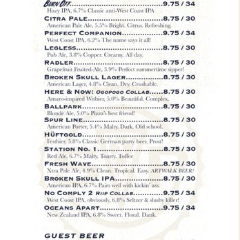The Slice & Pint - Beer Menu - Pizza Near Me - Redondo Beach, California