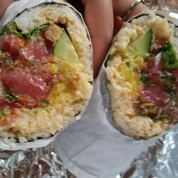 Up Roll Cafe - Honolulu - Ahi lover with brown rice add avocado .75 cents - Sushi Bars Near Me - Honolulu, Hawaii Up Roll Cafe - Honolulu - Ahi lover with brown rice add avocado .75 cents - Sushi Bars Near Me - Honolulu, Hawaii