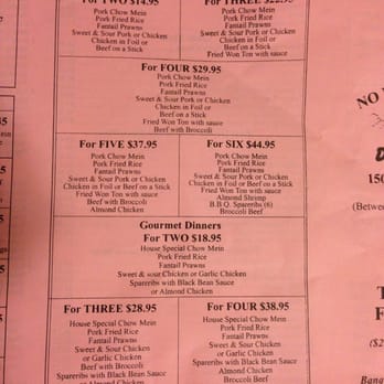 China Garden - Menu #6 - Chinese Near Me - Modesto, California