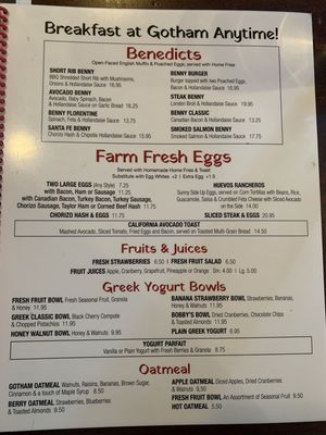 Menu photo 1 Gotham City Diner Ridgefield, NJ Menu photo 1 Gotham City Diner Ridgefield, NJ