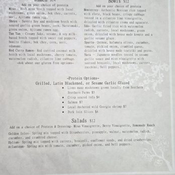 World's Edge - Menu front - Juice Bars & Smoothies Near Me - Brunswick, Georgia