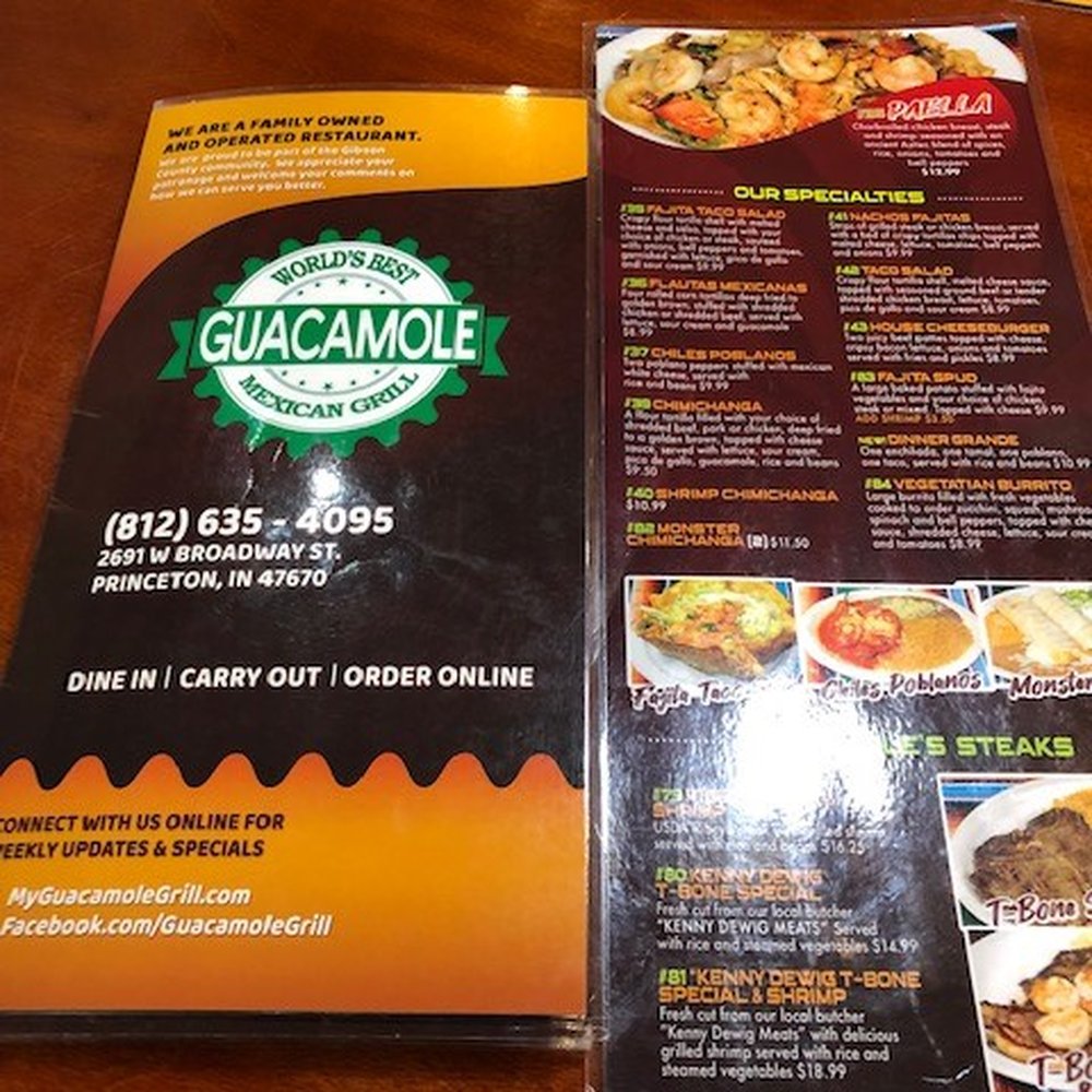 Guacamole Grill - Guacamole - Mexican Near Me - Princeton, Indiana Guacamole Grill - Guacamole - Mexican Near Me - Princeton, Indiana