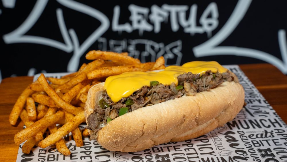 Food from Lefty's Cheesesteaks