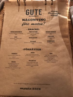 Menu photo 1 Gute Stockholm, AB Menu photo 1 Gute Stockholm, AB