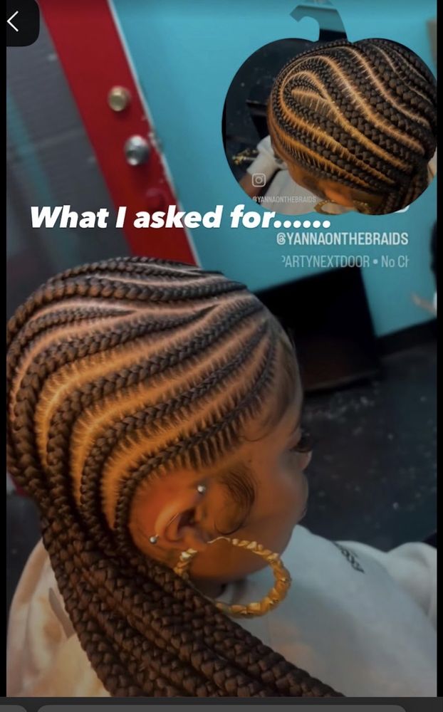 T A African Braiding Studio Logo
